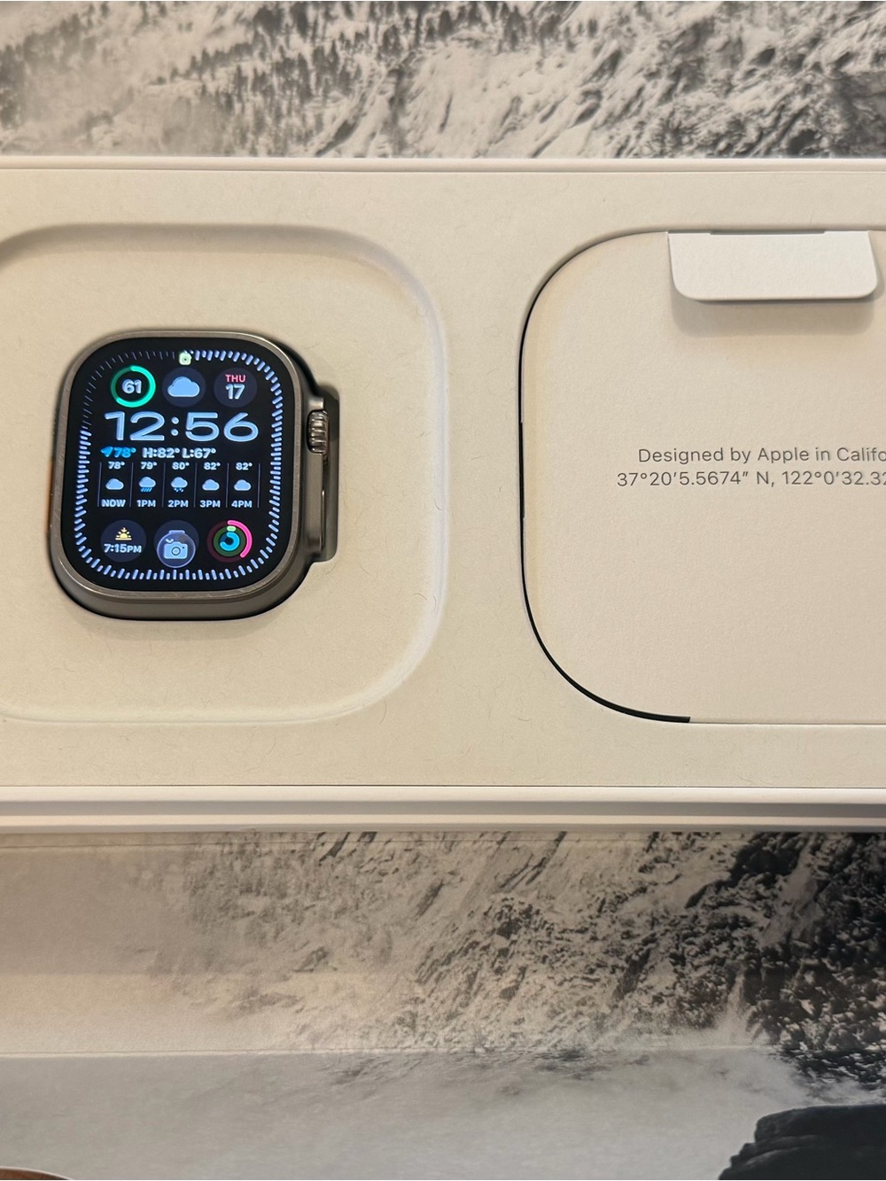 Apple Watch (Space Gray) Smartwatch with Black Band